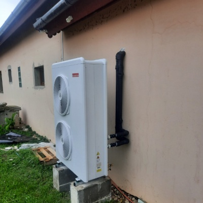 Pályázatos munkák - Ariston hőszivattyú telepítés